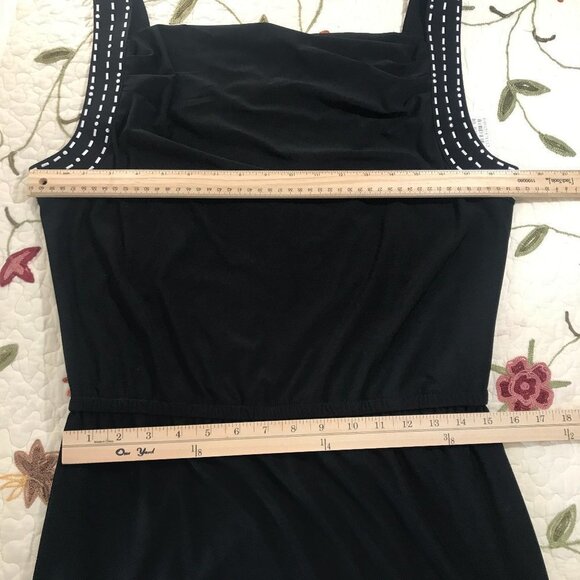 Ellen Tracy NWT M Black Stretch Bodycon Dress​​​​ - Picture 4 of 13